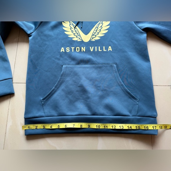Aston Villa Castore , England UK Pullover Hoodie Size 4 Polyester Soft Winter - Picture 9 of 16